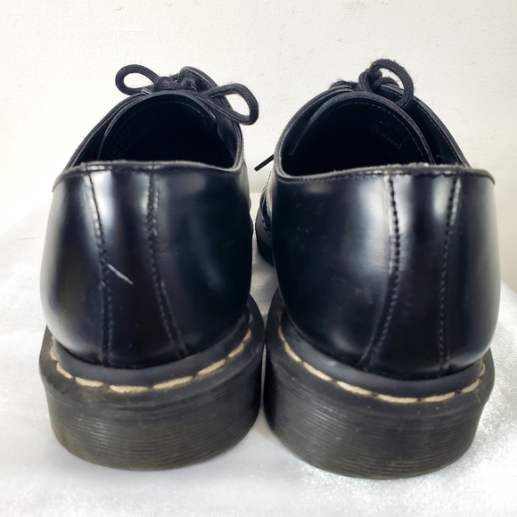 Dr. Martens Mono Smooth Leather Oxford Shoes Unisex M11 W12 - Picture 11 of 16